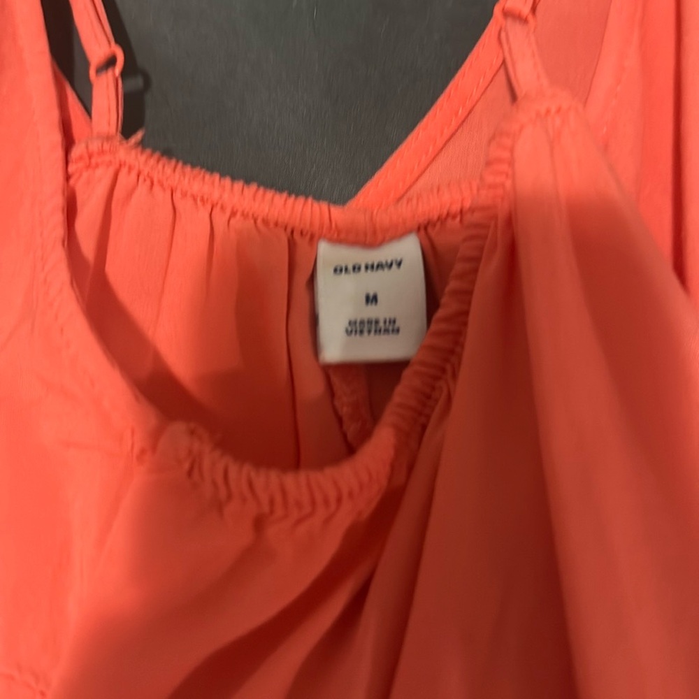🌸 Old Navy Apricot Maxi Dress – Size M – $18 - Picture 3 of 4